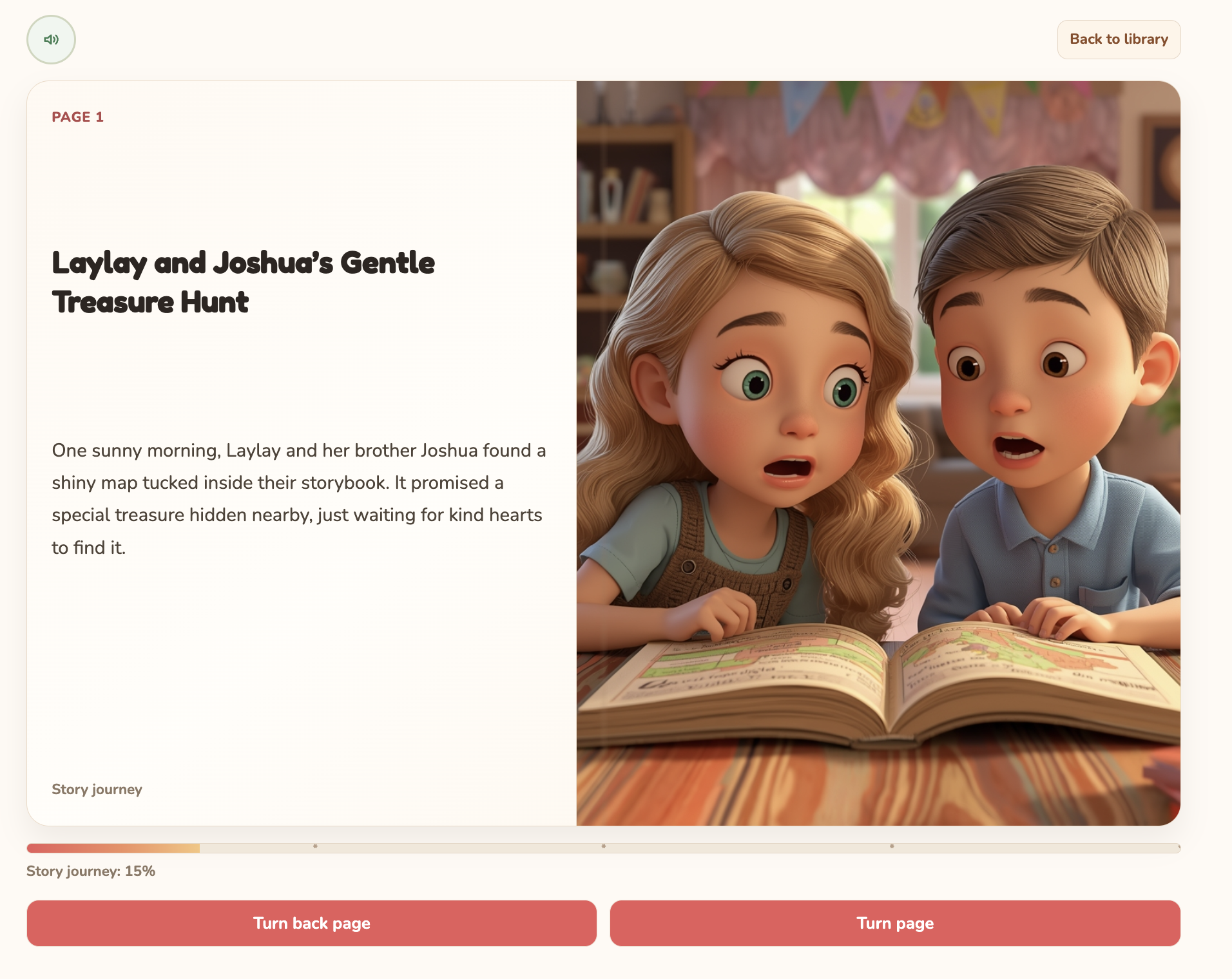 Story reader preview